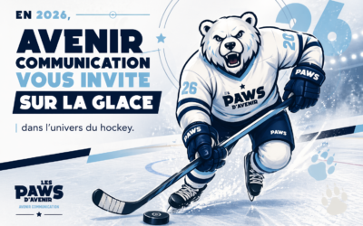 En 2026, Avenir Communication vous invite sur la glace, dans l’univers du hockey.